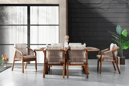 Voora Wood Masa Takımı